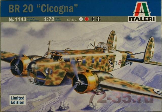 Итальянский Бомбардировщик Fiat BR 20 "Cicogna"