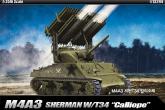 Танк M4A3 Sherman ракетной установкой T34 