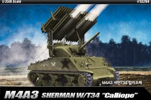 Танк M4A3 Sherman ракетной установкой T34 "Calliope"