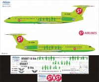 Декаль Ту-154М S7 Airlines (RA-85687, RA-85688)