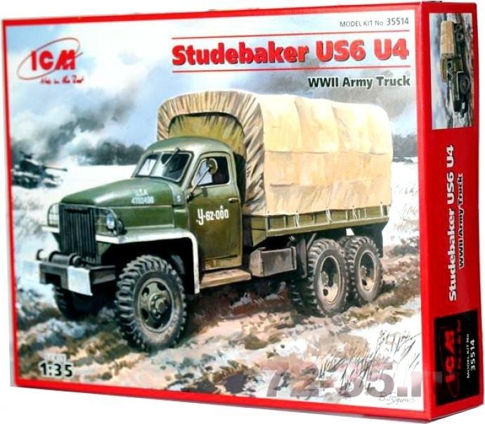 Грузовой автомобиль Studebaker US6 U4 с тентом, лебедкой