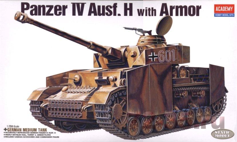 Немецкий танк PANZER IV H с экранами