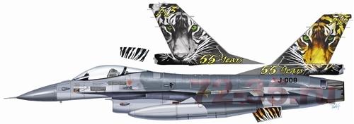 Самолет F-16 Fighting Falcon "SPECIAL COLORS" ital2694_3.jpg