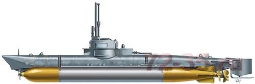 Подводная лодка U-BOOT BIBER ital5609_5.jpg
