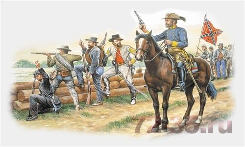 Солдаты CONFEDERATE TROOPS (AMERICAN CIVIL WAR)