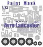 Окрасочная маска на Avro Lancaster(HK Models)