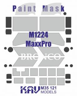 Окрасочная маска на остекление М1224 Max Pro MRAP (Bronco)
